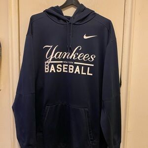 Yankees Baseball Navy Blue Hoodie